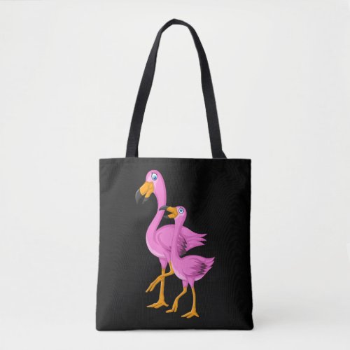 Funny Flamingo Bird Gift Idea For A Woman Tote Bag