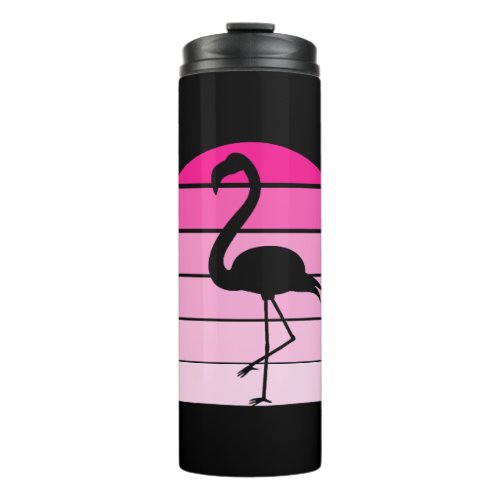 Funny Flamingo Bird Thermal Tumbler