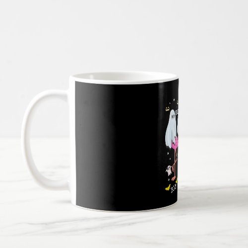 Funny Flamingo Boo Halloween Party Coffee Mug