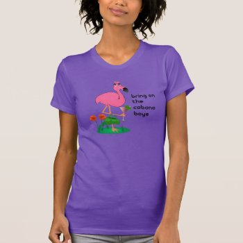 Funny Flamingo/cabana Boys T-shirt by ChiaPetRescue at Zazzle