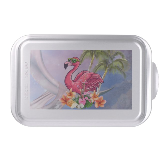 Funny flamingo cake pan (Front)