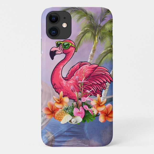 Funny flamingo Case-Mate iPhone case (Back)