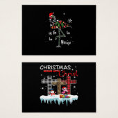 Funny Flamingo Christmas Xmas (Front & Back)