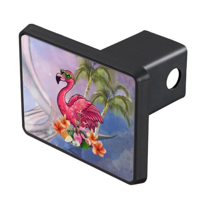 Funny flamingo hitch cover (Top Right)