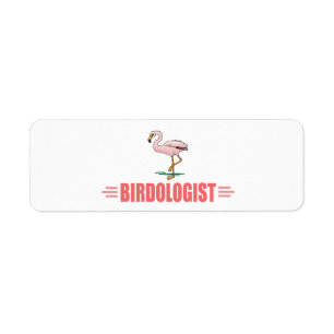 Funny Flamingo Label
