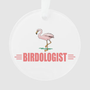 Funny Flamingo Ornament