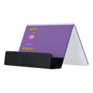 Funny Flamingo Quote Business Card Holder