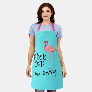 Funny Flamingo Retirement Quote Apron