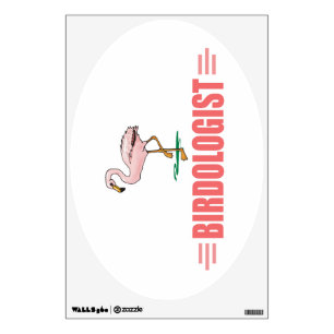 Funny Flamingo Wall Sticker