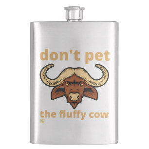 funny flask  "FLUFFY COW"
