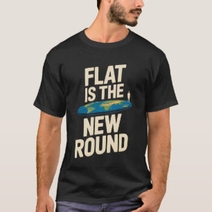 Funny Flat Earth Quote Water Doesnu2019t Curve Ear T-Shirt