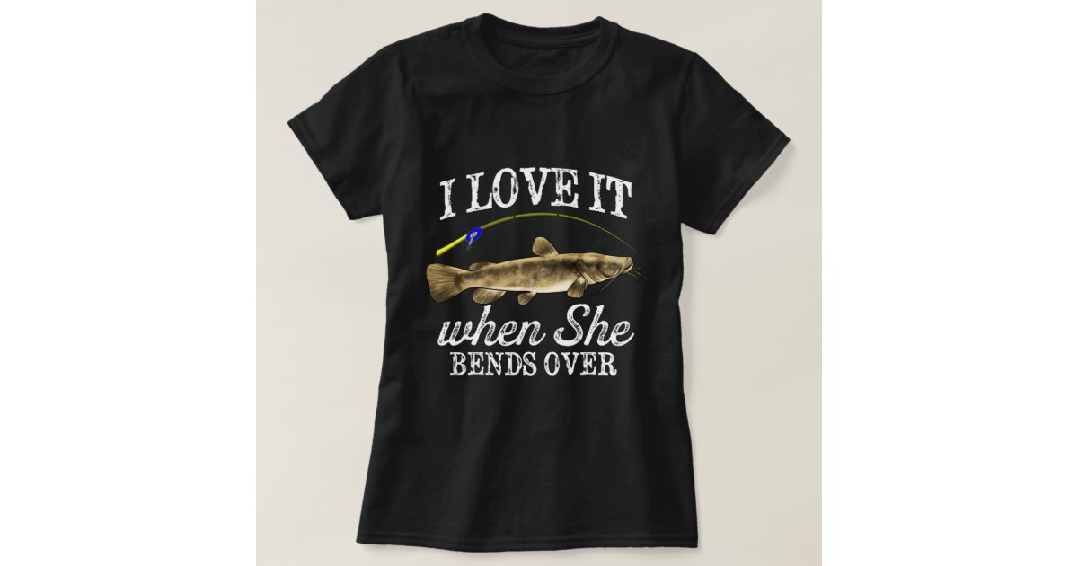 Funny Flathead Catfish Fishing Freshwater Fish Gif T-Shirt