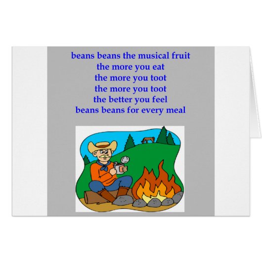 funny flatulence rhyme cards (Front Horizontal)