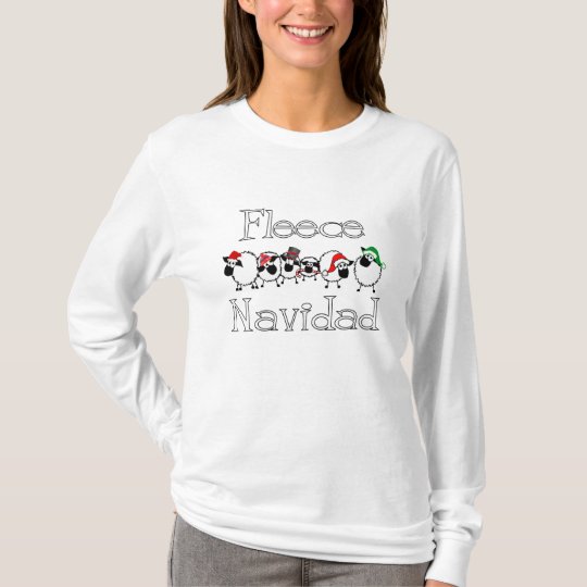 fleece navidad tshirt