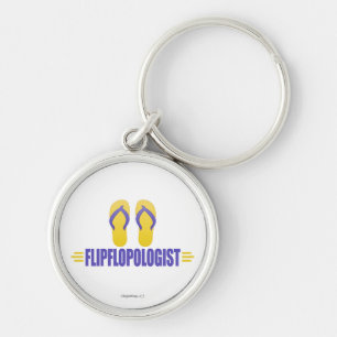 Funny Flip Flops Keychain