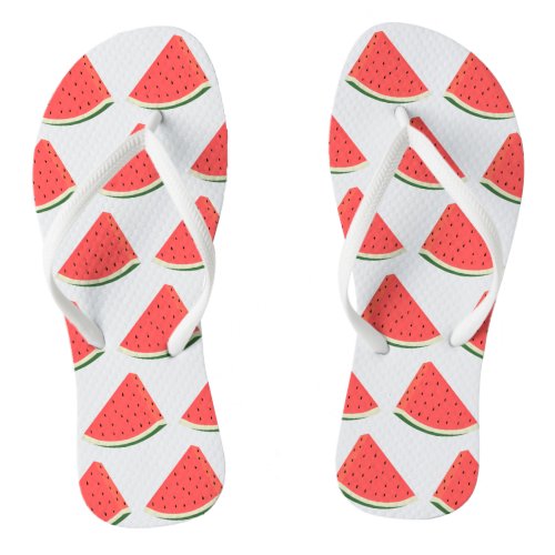 Funny Flip Flops with Watermelons