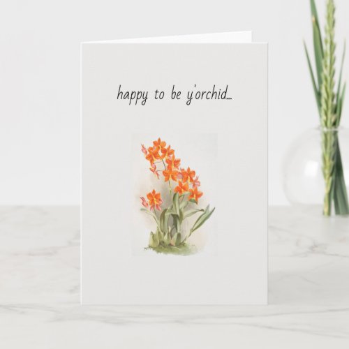 funny floral mothers day happy to be your kid card