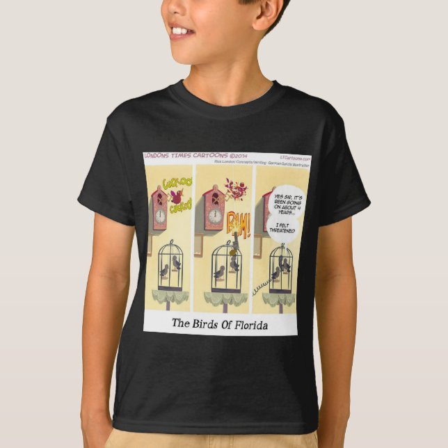 Funny Florida Stand Your Ground Birds T-Shirt (Front)