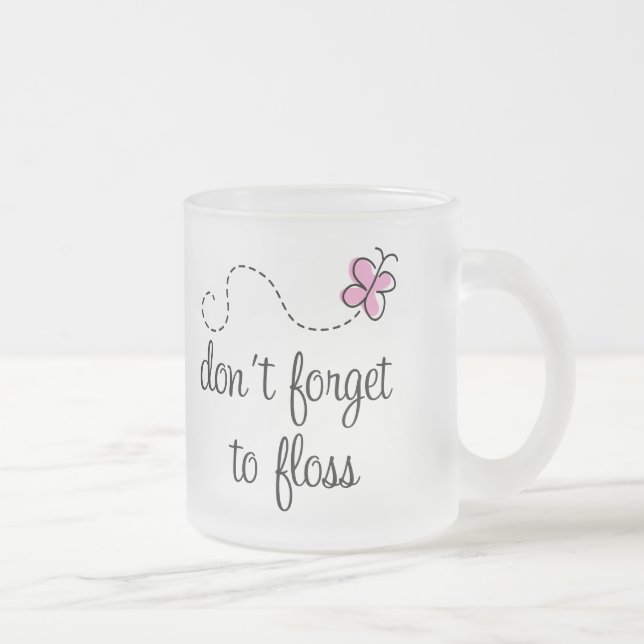 Funny Floss Dental Hygienist Mug (Right)