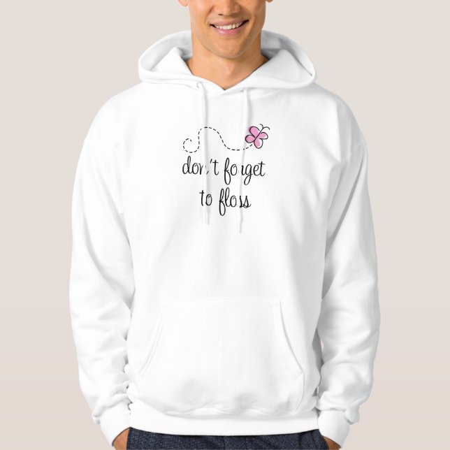 Funny Floss Dental Hygienist Sweatshirt (Front)