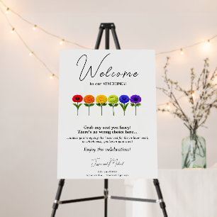 🌈Funny Flourish Together seating chart Foam Board