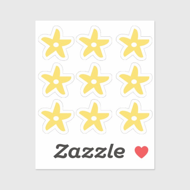 Funny Flowef Sticker (Sheet)