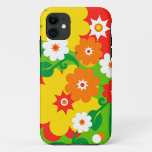 Funny Flower Power Wallpaper iPhone 11 Case