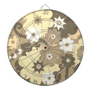 Funny Flower Power Wallpaper Dart Board