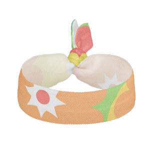 Funny Flower Power Wallpaper Hair Tie