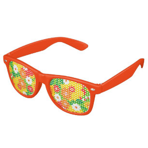 Funny Flower Power Wallpaper Retro Sunglasses