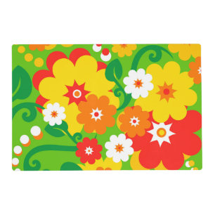 Funny Flower Power Wallpaper + your ideas Placemat