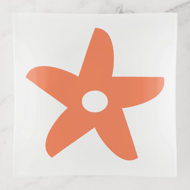 Funny Flower Trinket Tray (Front)