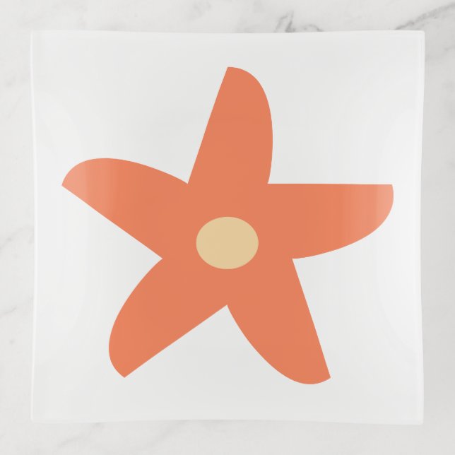 Funny Flower Trinket Tray (Front)