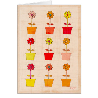 Funny Flowers Cards