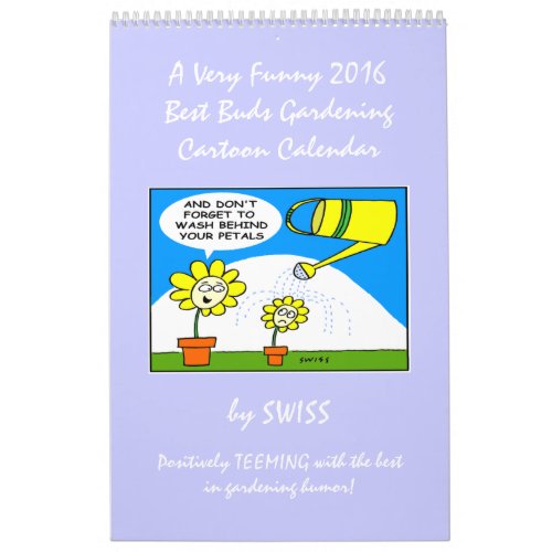 Funny Flowers Cartoons Gardeners Cartoon Calendar