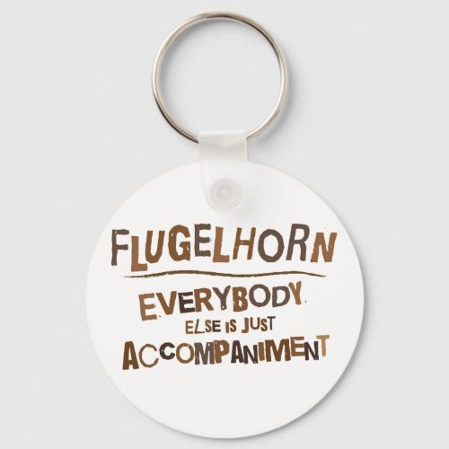 Funny Flugelhorn Keychain