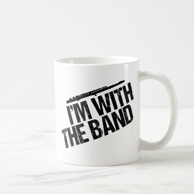 Funny Flute Player Coffee Mug (Right)