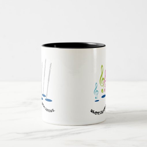 Funny Flute Player Gift TwoTone Coffee Mug Zazzle