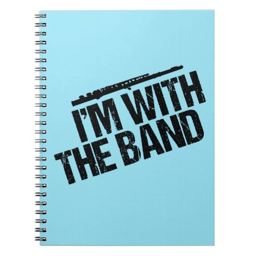 Funny Flute Player Notebook