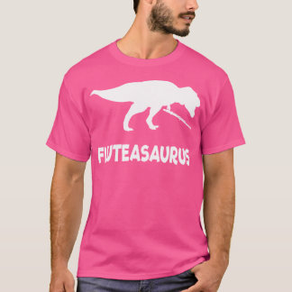 Funny Fluteasaurus Flute Dinosaur (Flute Shirt) T-Shirt