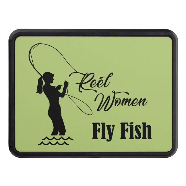 Funny Fly Fishing Hitch Cover (Front)