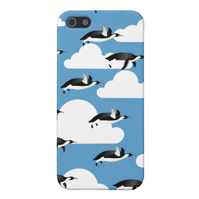 Funny Flying Penguins iPhone 5 Case