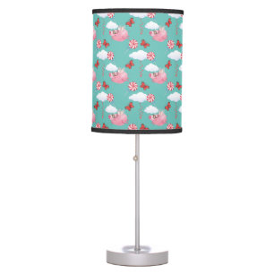 Funny Flying Pig Pattern Table Lamp