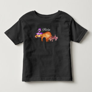 Funny Flying Sloth Witch Toddler T-shirt