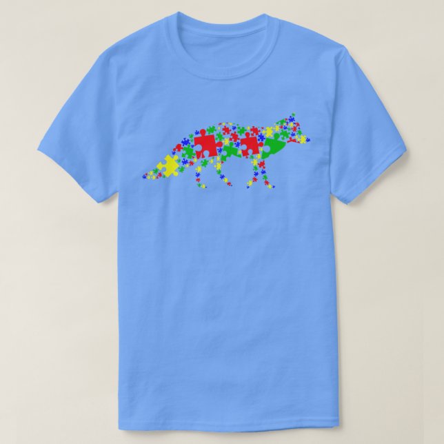 Funny Fo Puzzle Animals Lover Autism Awareness Pre T-Shirt (Design Front)