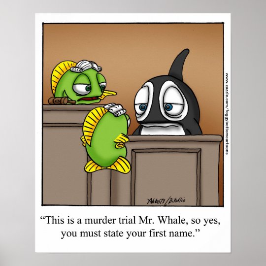 Funny Foggy Bottom Cartoon Poster Zazzle Com