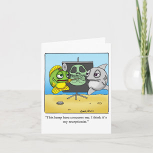 Funny "Foggy Bottom" Get Well Notecard