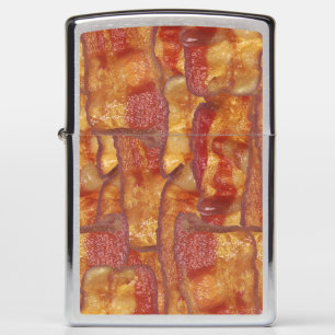 Funny Food Bacon Pattern Zippo Lighter