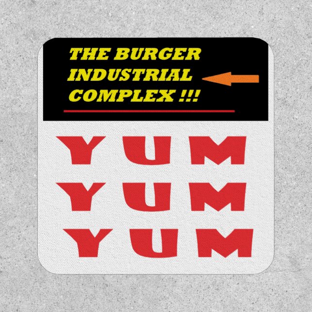 Funny food joke about our much loved burger patch (Front)