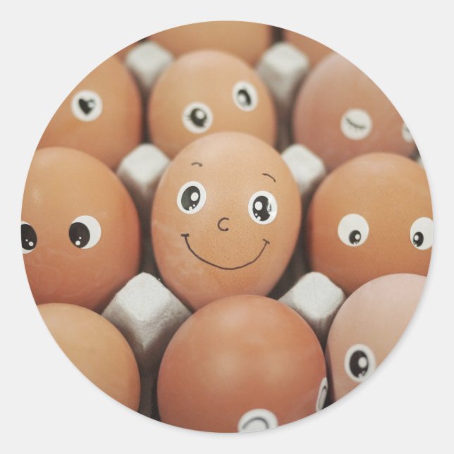 Funny Food Kitchen Humor Classic Round Sticker (Front)